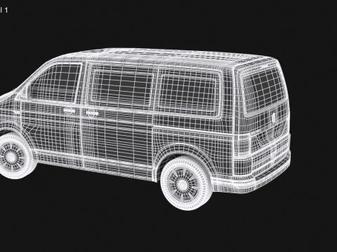 大众多功能货车 2016 3D 模型