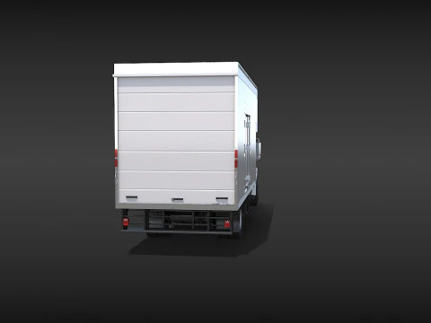 Camion in movimento Modello 3D