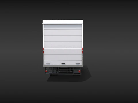 Camion in movimento Modello 3D