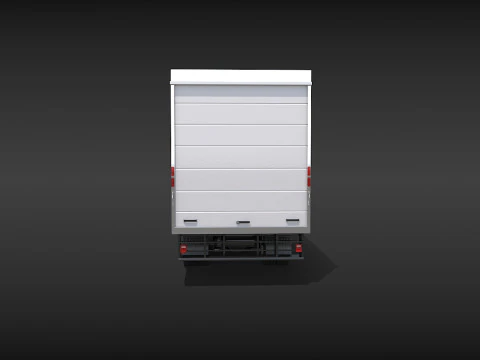 Camion in movimento Modello 3D