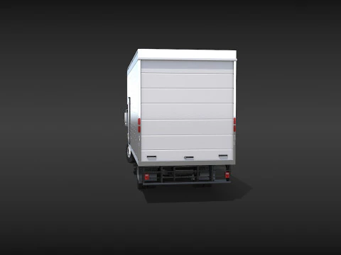 Camion in movimento Modello 3D