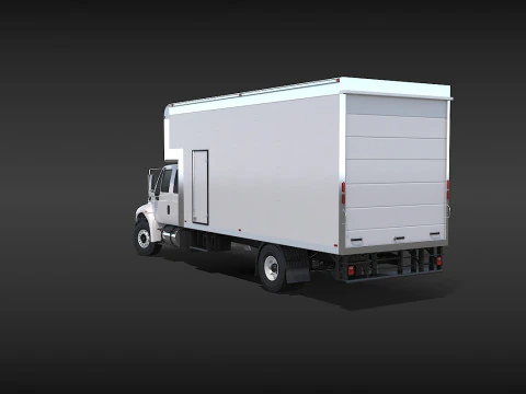 Camion in movimento Modello 3D