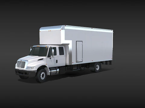 Camion in movimento Modello 3D