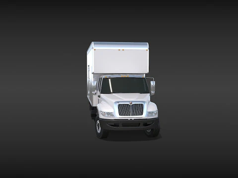 Camion in movimento Modello 3D