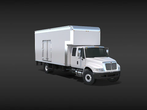 Camion in movimento Modello 3D