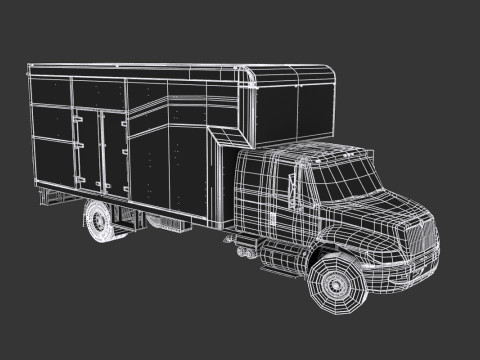 이동트럭 3D 모델