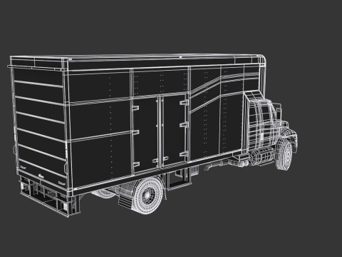 이동트럭 3D 모델
