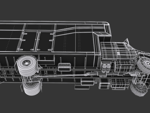 이동트럭 3D 모델