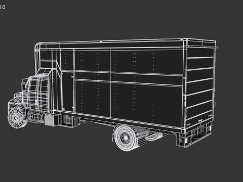 이동트럭 3D 모델