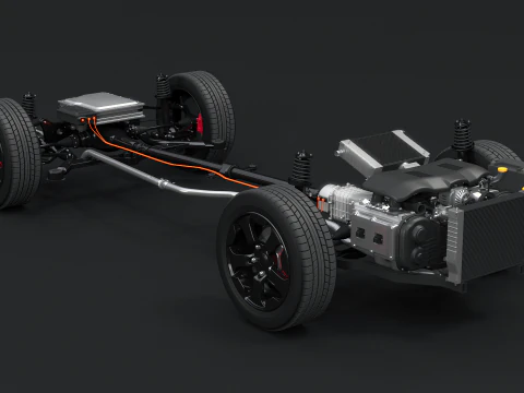 MHEV Mild-Hybrid AWD X-RAY Modello 3D