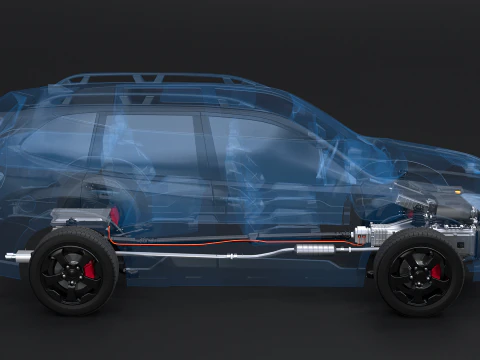 MHEV Mild-Hybrid AWD X-RAY Modello 3D