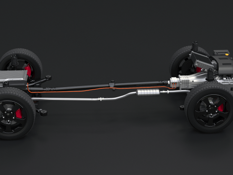 RAYOS X AWD h&iacute;brido suave MHEV Modelo 3D