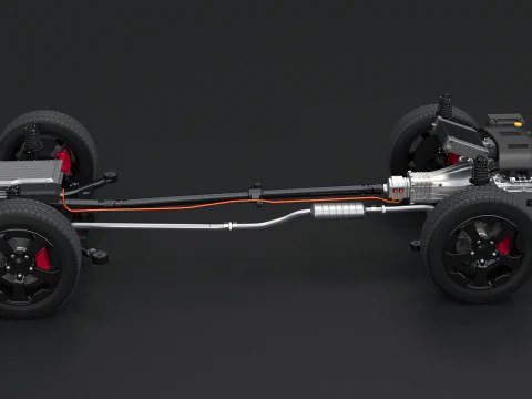 MHEV Mild-Hybrid AWD X-RAY Modello 3D