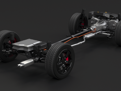 RAYOS X AWD h&iacute;brido suave MHEV Modelo 3D