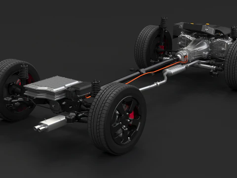 MHEV Mild-Hybrid AWD X-RAY Modello 3D