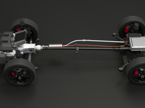 RAYOS X AWD h&iacute;brido suave MHEV Modelo 3D