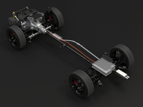 RAYOS X AWD h&iacute;brido suave MHEV Modelo 3D