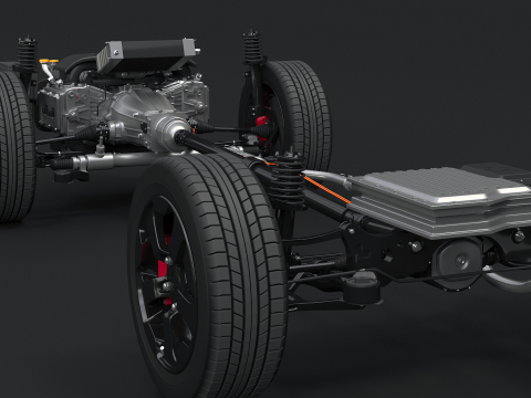 RAYOS X AWD h&iacute;brido suave MHEV Modelo 3D