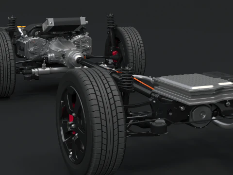 MHEV Mild-Hybrid AWD X-RAY Modello 3D