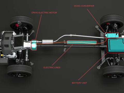 MHEV Mild-Hybrid AWD X-RAY Modello 3D