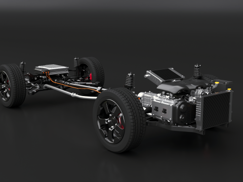 RAYOS X AWD h&iacute;brido suave MHEV Modelo 3D