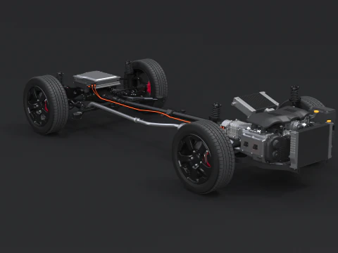 MHEV Mild-Hybrid AWD X-RAY Modello 3D