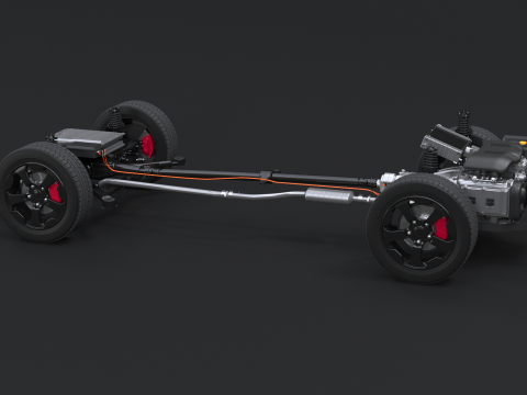 RAYOS X AWD h&iacute;brido suave MHEV Modelo 3D