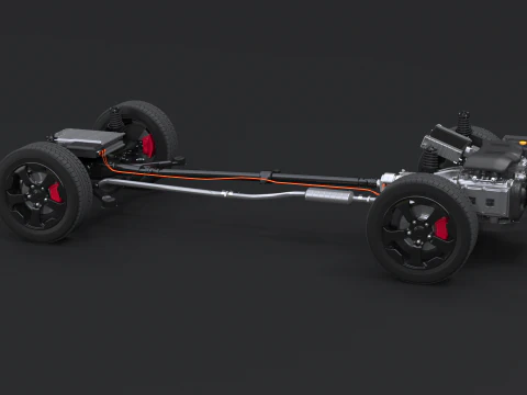 MHEV Mild-Hybrid AWD X-RAY Modello 3D