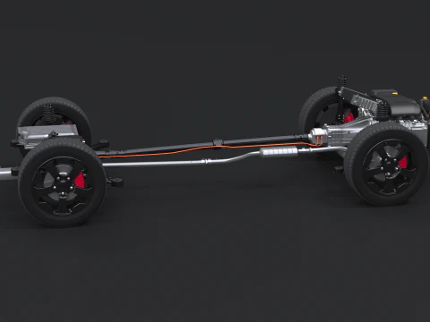 MHEV Mild-Hybrid AWD X-RAY Modello 3D