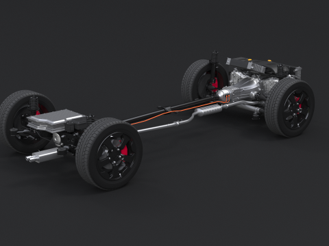 RAYOS X AWD h&iacute;brido suave MHEV Modelo 3D