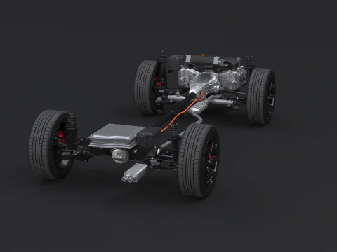 MHEV Mild-Hybrid AWD X-RAY Modello 3D