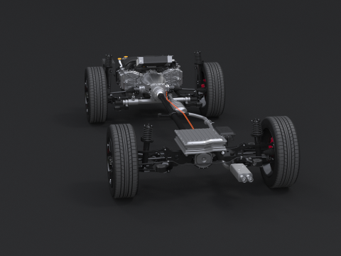 RAYOS X AWD h&iacute;brido suave MHEV Modelo 3D