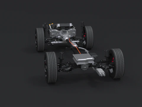 MHEV Mild-Hybrid AWD X-RAY Modello 3D