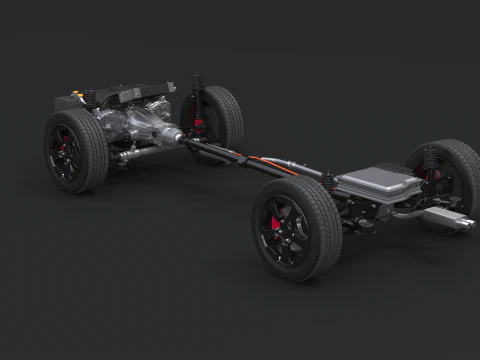 MHEV Mild-Hybrid AWD X-RAY Modello 3D