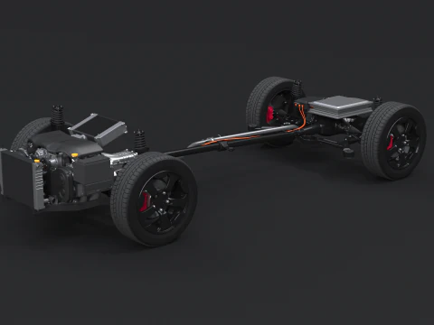 MHEV Mild-Hybrid AWD X-RAY Modello 3D