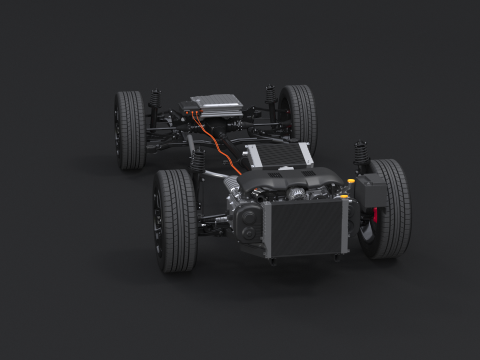 RAYOS X AWD h&iacute;brido suave MHEV Modelo 3D