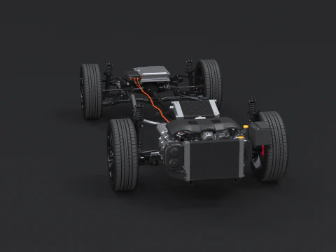 MHEV Mild-Hybrid AWD X-RAY Modello 3D