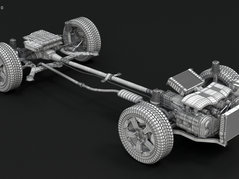 RAYOS X AWD h&iacute;brido suave MHEV Modelo 3D