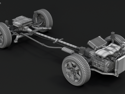 RAYOS X AWD h&iacute;brido suave MHEV Modelo 3D