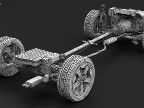 RAYOS X AWD h&iacute;brido suave MHEV Modelo 3D