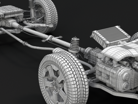 RAYOS X AWD h&iacute;brido suave MHEV Modelo 3D