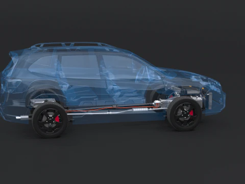 MHEV Mild-Hybrid AWD X-RAY Modello 3D