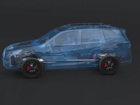MHEV Mild-Hybrid AWD X-RAY Modello 3D