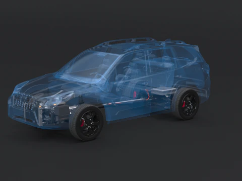 MHEV Mild-Hybrid AWD X-RAY Modello 3D