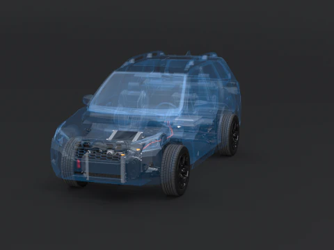 MHEV Mild-Hybrid AWD X-RAY Modello 3D