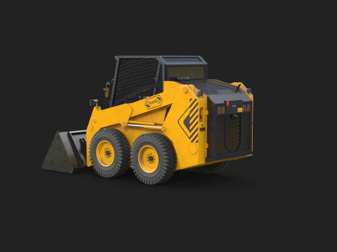 Minipala compatta moderna Modello 3D