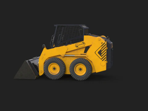 Minipala compatta moderna Modello 3D