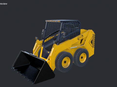 Minipala compatta moderna Modello 3D