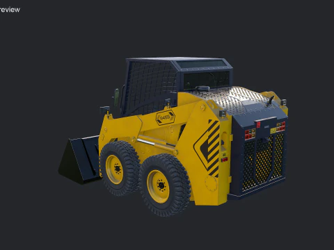 Minipala compatta moderna Modello 3D