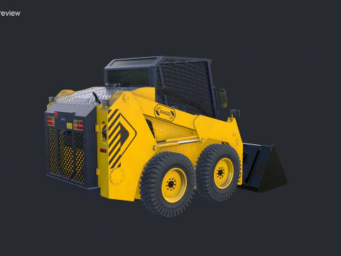 Minipala compatta moderna Modello 3D